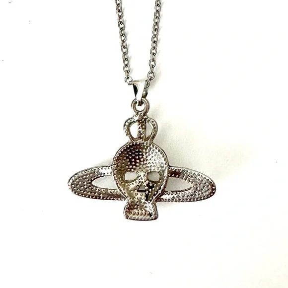 SILVER SKULL Necklace - Picture 4 of 6